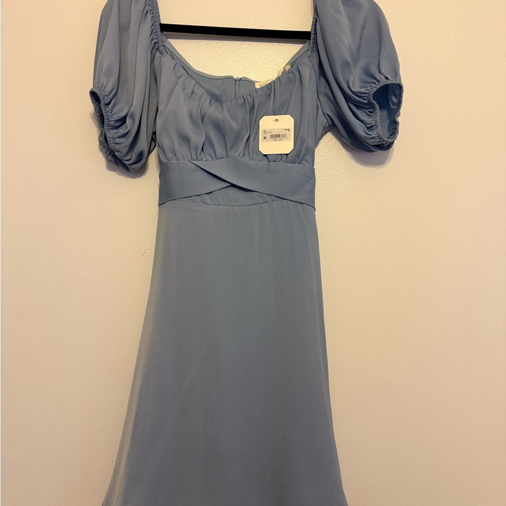 Elegant Blue Women's Dress